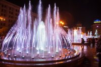 fontana sulla piazza