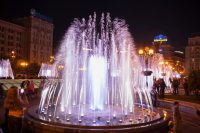 fontana sulla piazza