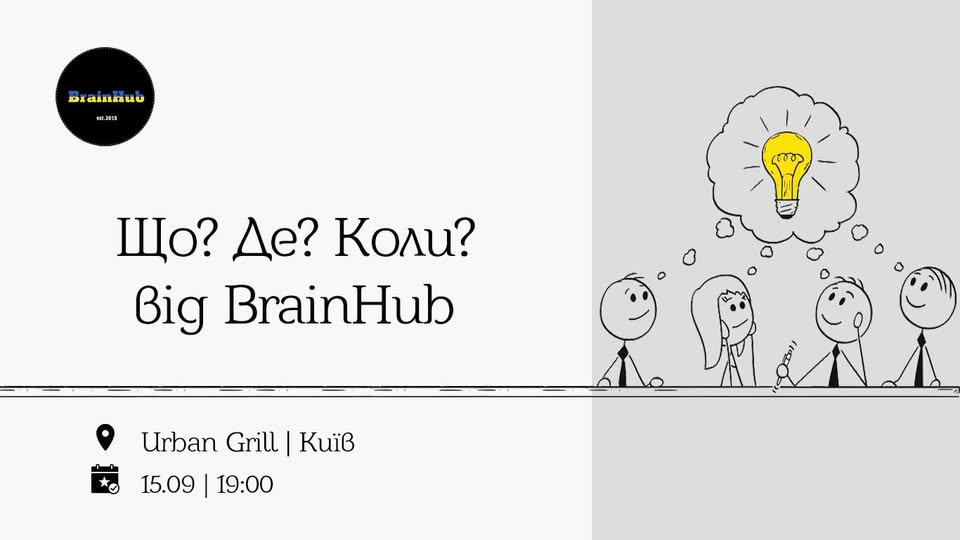 Інтелектуальна гра «Що? Де? Коли?» від BrainHub