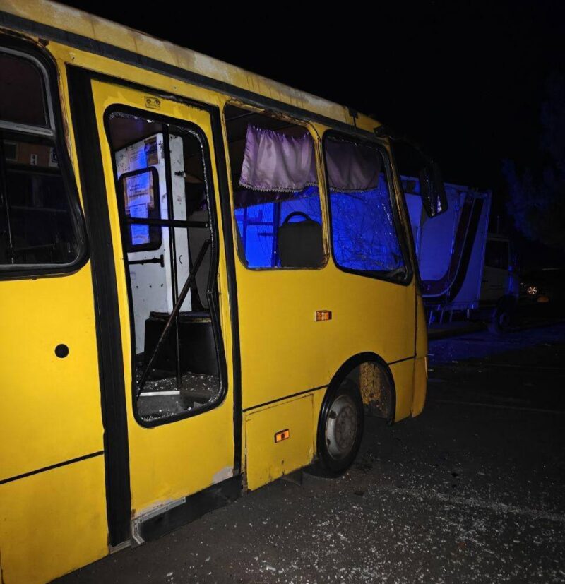 розбита маршрутка