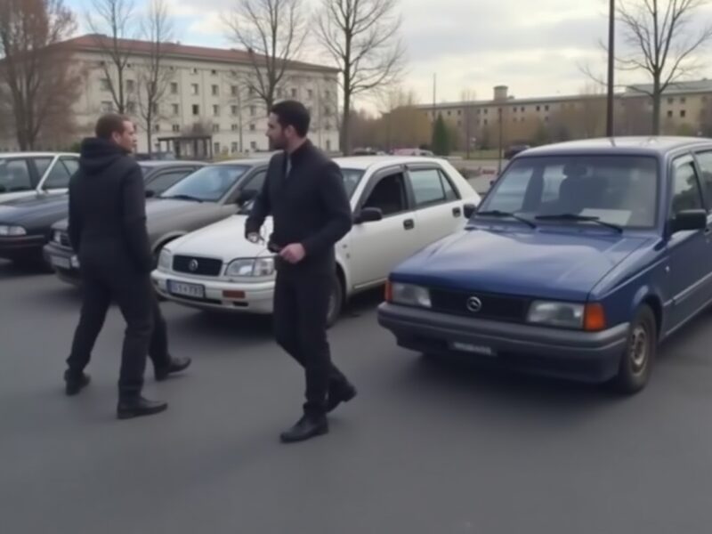 Поліція ганяється у Києві за автівками та чоловіками