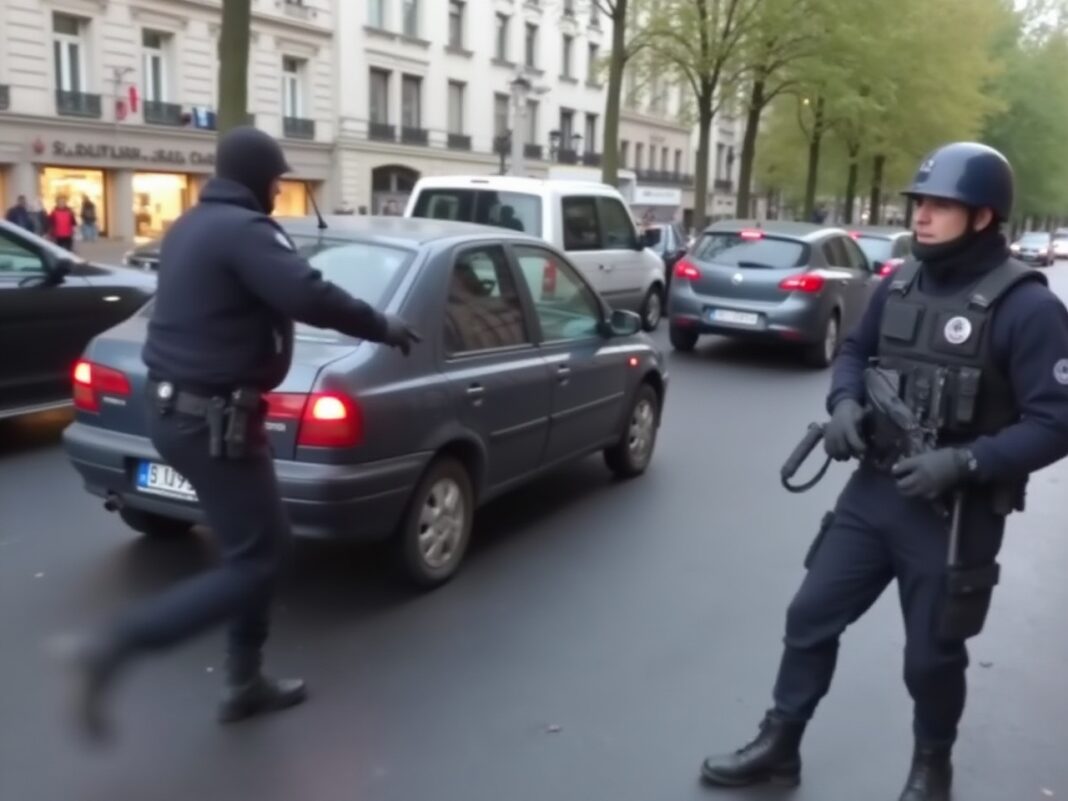 Поліція ганяється у Києві за автівками та чоловіками