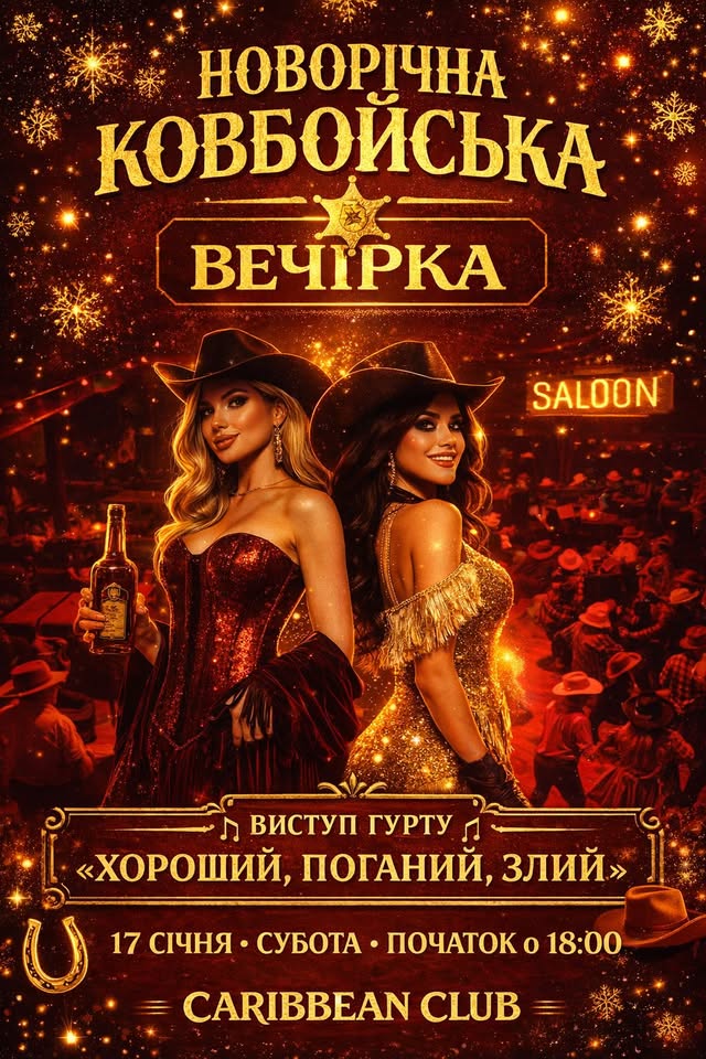 Перша ковбойська вечірка року в Caribbean Club