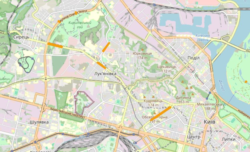 Карта ремонтів доріг: актуальна інформація про планові дорожні роботи, перекриття вулиць та оновлення дорожнього покриття у різних районах Києва